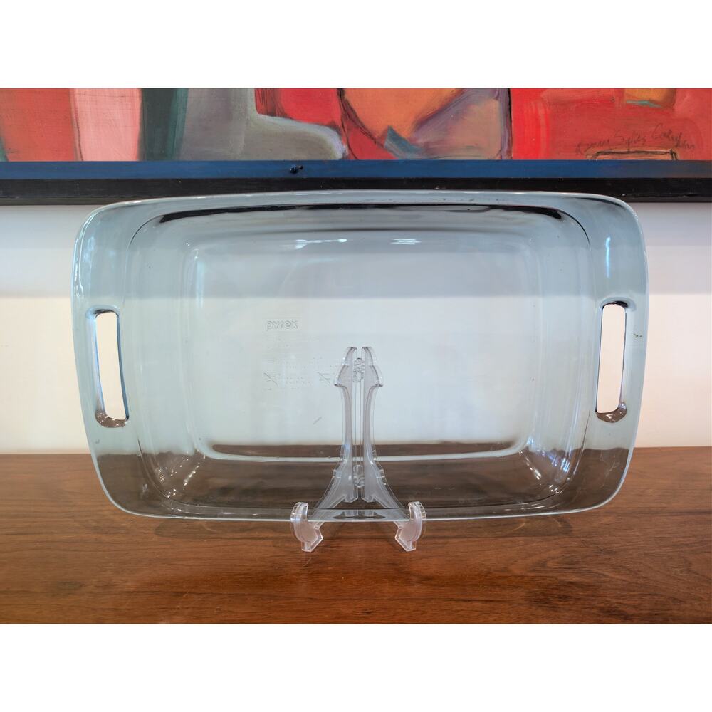 Vintage Pyrex Atlantic Blue “Easy Grab” 3-Qt Casserole Dish – 9x13 - MINT